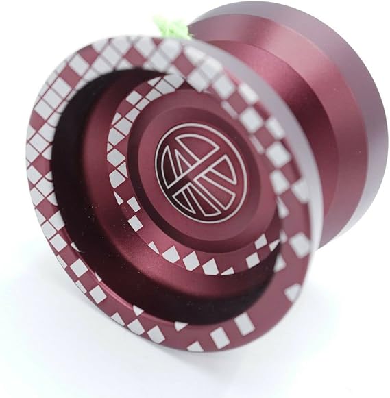 Unresponsive Yoyo Anodized Magic Trick Metal Yo-yo for Beginners Cranberry Matrix