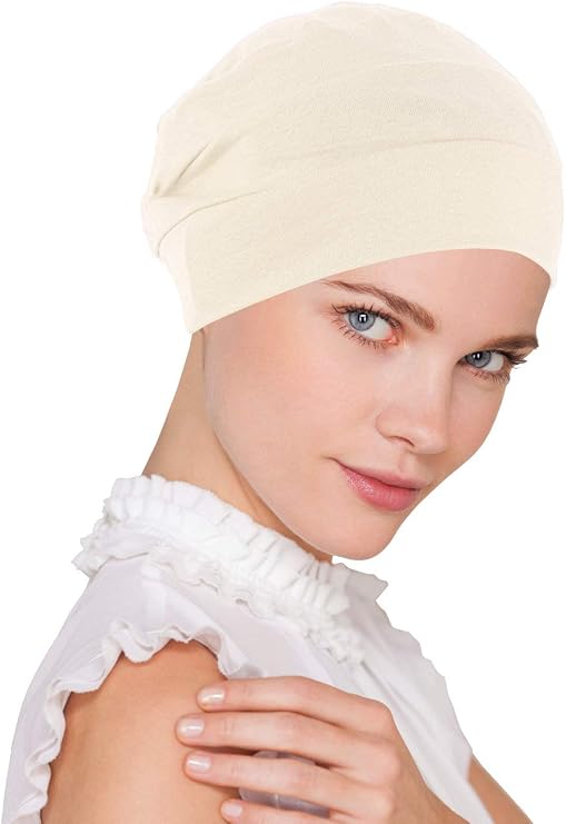 Chemo Cap Womens Soft Cotton Knit Beanie Sleep Turban Hat Headwear for Cancer