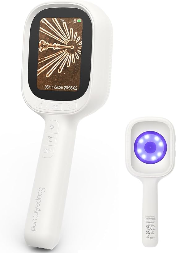 Digital Autofocus Microscope, 2.8" IPS Screen Magnifier, Take Photo & Video