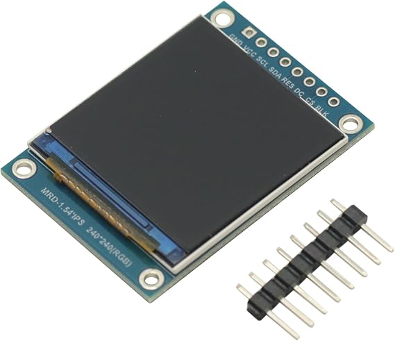 1.54 Inch 1.54" Full Color TFT Display Module HD IPS LCD LED Screen 240x240 SPI Interface ST7789 for Arduino