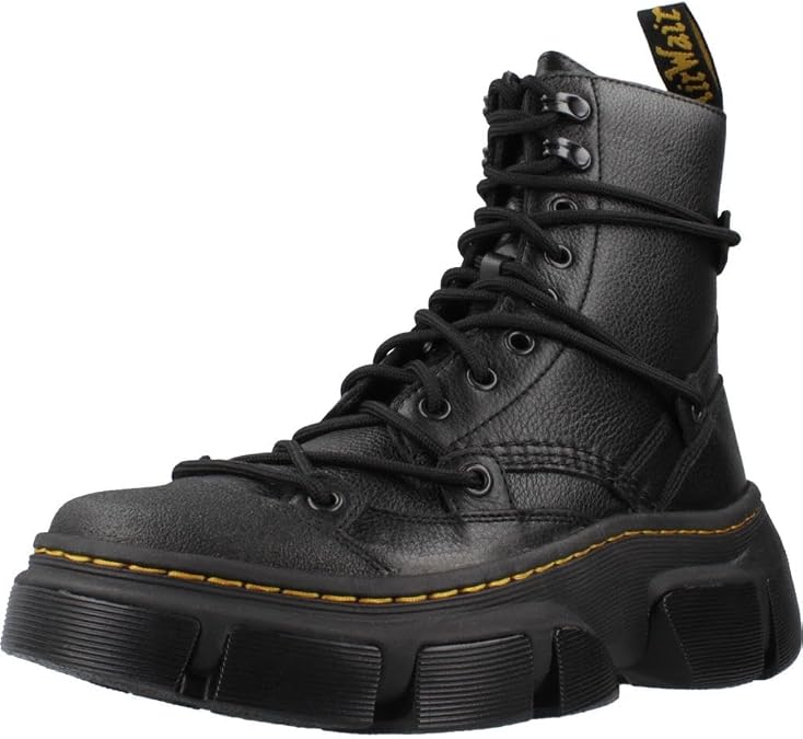 Dr. Martens DMXL Lace Boot Unisex Shoes Size 4, Color: Black-Black