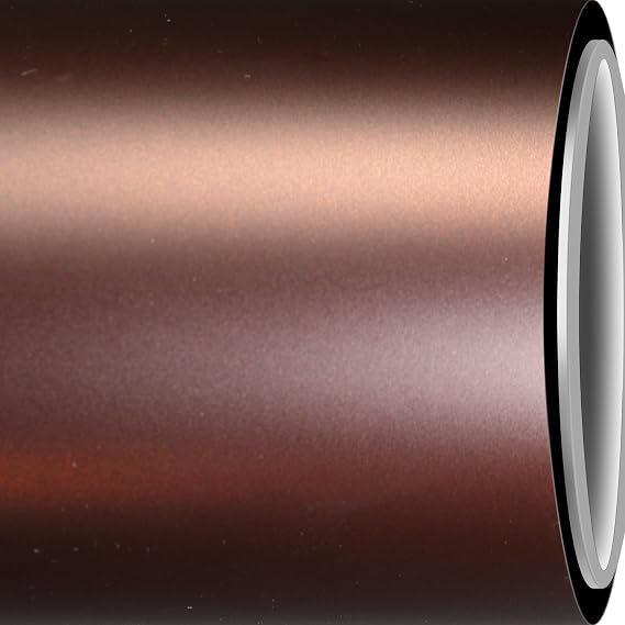 Vinyl Wrap Car Wrap Film Roll - Air Release Self Adhesive Vehicle Interior/Exterior Sticker - Automotive Vinyl Wraps (Coffee Phantom Gold, 1.5 x 5 ft (45 x 150 cm))