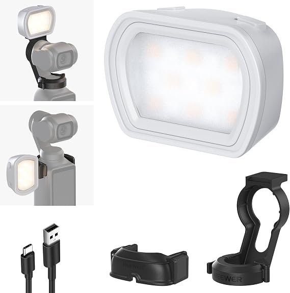 NEEWER Basic M21 Magnetic Light Compatible with DJI OSMO Pocket 3 Xtra Muse