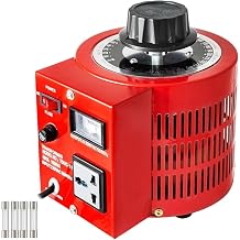 Variac Variable Transformer AC Voltage Regulator Transformer Converter 500VA-3000VA Built-In Copper Coil Multi-functional, Wide Range of Applications