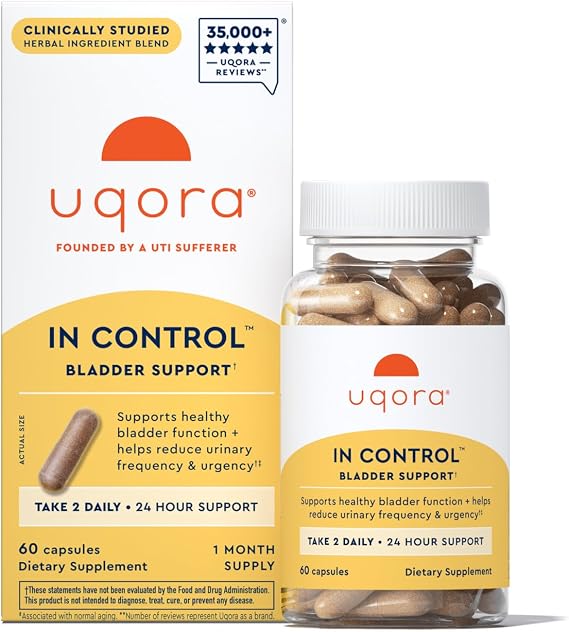 Uqora In Control, Daily Bladder Support, 60 Capsules