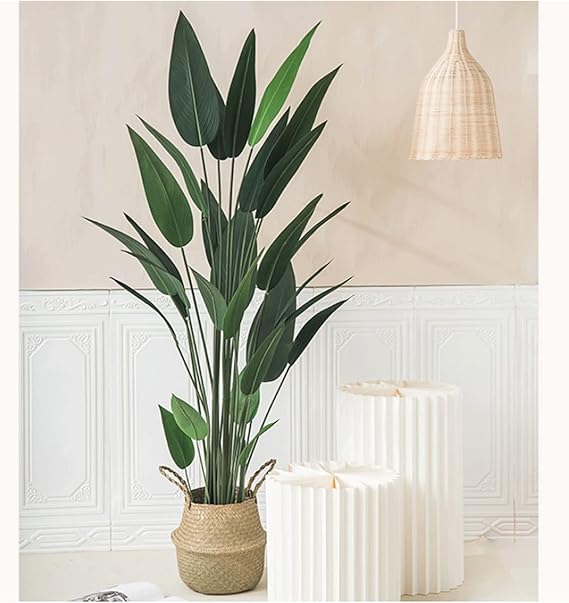 Artificial Plants Indoor Artificial Fake Plant Pot Living Room Decoration Interior Home Office Faux Bonsai Decoration 55.1 Inch Tall Simulation Plant Potted