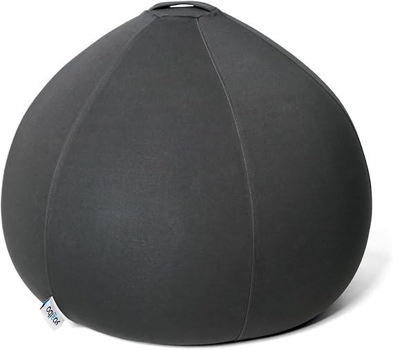 Yogibo Pod X Small Bean Bag Lounger Chair for Adults and Teens with Filling, Soft, Plush, Comfy, Sensory Lounge Beanbag, Washable Cover, Dark Gray