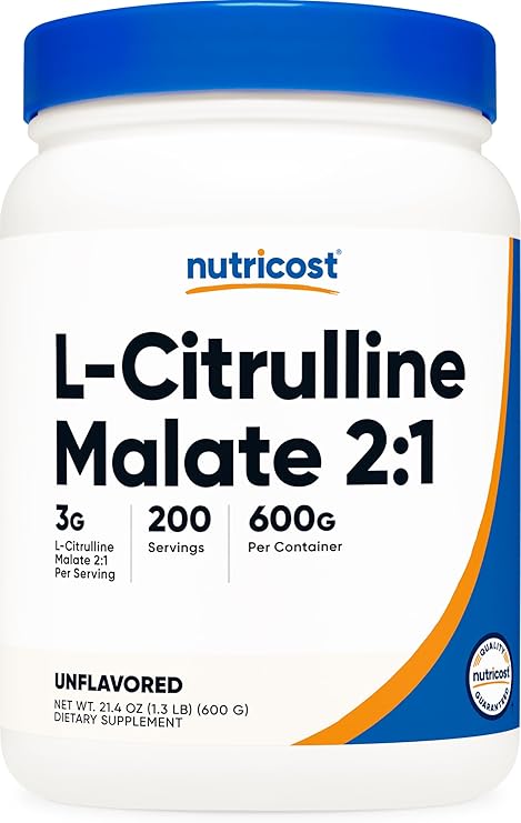 Nutricost L-Citrulline Malate 2:1 Powder 600 Grams