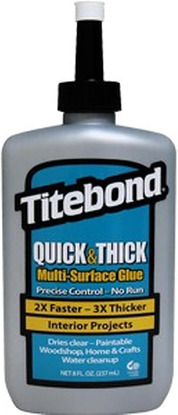 1PK 2403 8oz Titebond Quick & Thick Multi-Surface Glue LANC-26194-NF