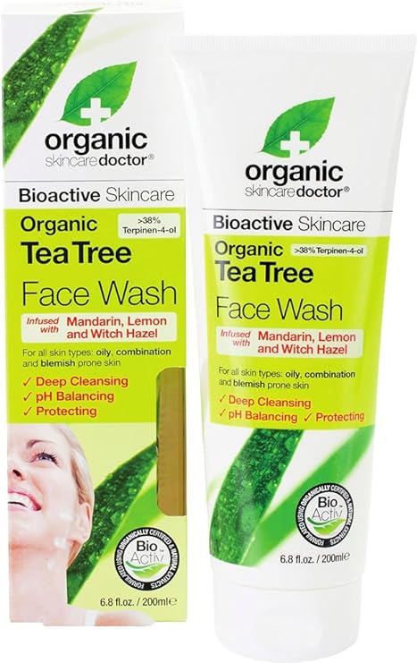 Organic Tea Tree Face Wash Organic Doctor 200 ml Liquid