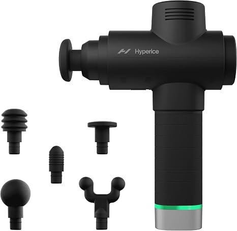 Hyperice Hypervolt 2 Pro Hand Massage Gun Percussion Massage Deep tissue Regeneration after training 5 speed settings and attachments Pain and stiffness