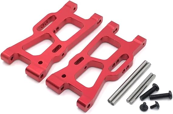 Rc Accessories For WLtoys 144010 144001 144002 124016 124017 124018 124019 1/12 1/14 Metal Upgrade Rear For Swing Arm RC Car Parts(Red)