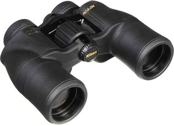 Nikon ACULON A211 8x42 Binocular | Multilayer coating, Porro prism Binocular with turn and slide eyecups, Tripod Adaptable | Official Nikon USA Model | Turn, slide eyecups, tripod Adaptable, multilayer coating, porro prism Binocular