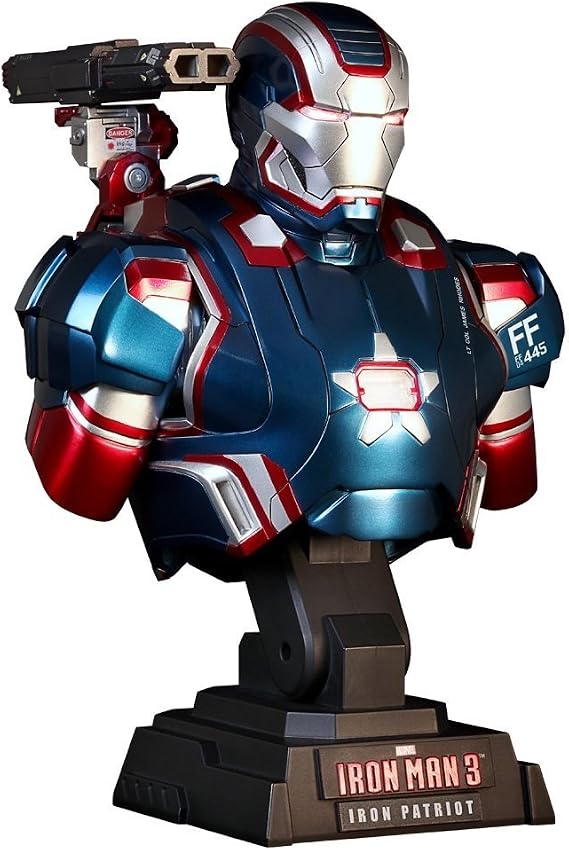 Marvel Hot Toys Iron Man 3 IRON PATRIOT 1/4 Scale Bust Figure The Avengers