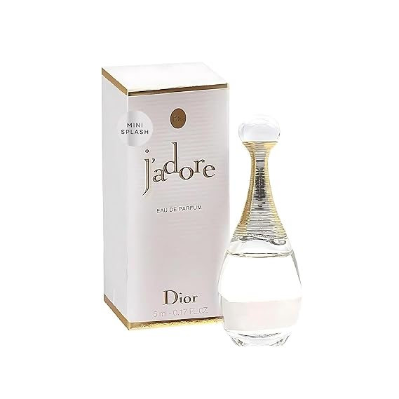 J'adore by Christian Dior Perfume for Women EDP Mini Travel Splash, 5 ml