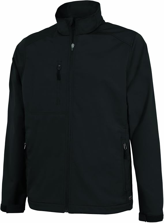 Charles River Apparel Men's Axis Soft Shell Jacket, Black, 3X-Large