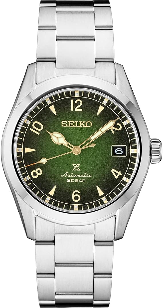 Seiko Men's Prospex Silver-Tone 38mm Stainless Steel Modern Watch SPB155