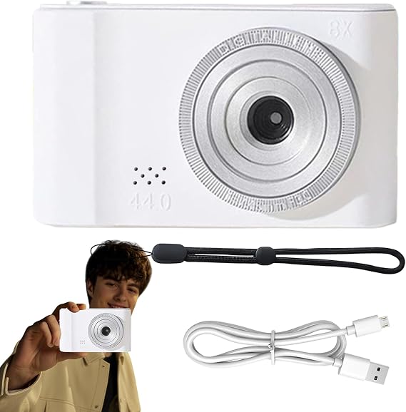 Video Camera Digital 4K Camera Without Storage Card 4400w | Digital Camera With 8X Digital Zoom Anti-Shake For Beginners And Teens