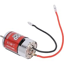550 45T Brushed Motor RC Crawler Motor, Efficient Design for Stable Power, Compatible with Arrma HSP Redcat, Easy Installation, Stainless Steel & Copper, High Reliability, Long