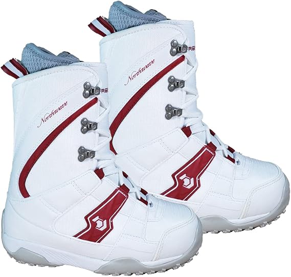 Northwave Freedom Snowboard Boots White red Fits Ladys 6.5 7 Mondo 24 Z34