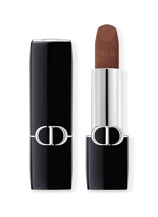 Dior Rouge Couture Lipstick provides rich, buildable color with a comfortable, smooth finish. The 0.12 oz (3.5 g) size allows for precise application and everyday use.