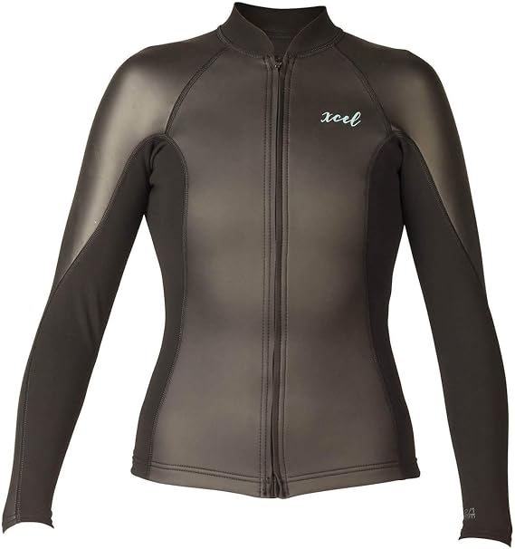 XCEL Women's Axis Smoothskin Front Zip Wetsuit Top 2/1