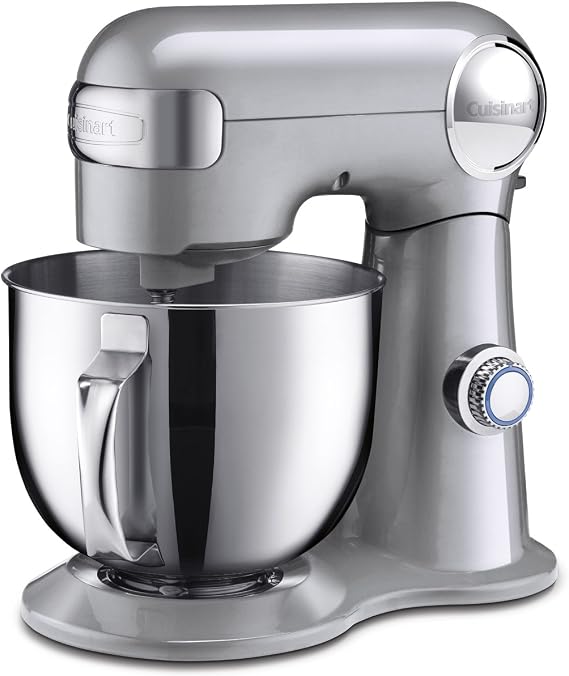 CUISINART SM-50BCC Precision Master 5.5 Qt (5.2L) Stand Mixer, Silver