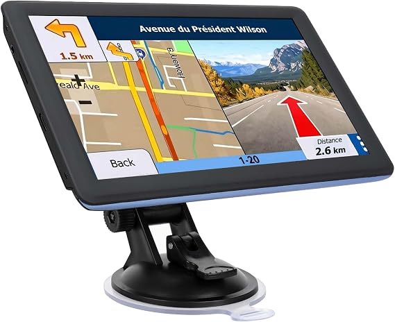 GPS Navigator for Car Truck RV, 7" Touchscreen GPS for Car, 2026 Maps
