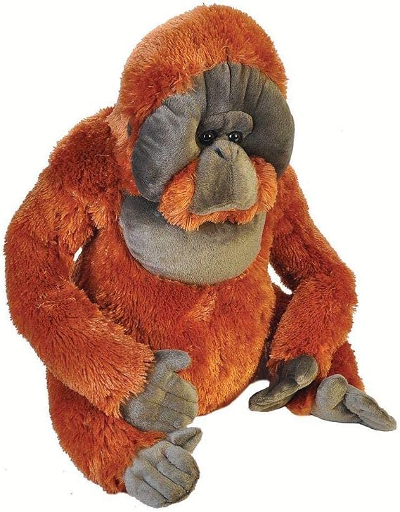 Wild Republic Orangutan Plush, Stuffed Animal, Plush Toy, Gifts for Kids, Little Biggies 30"