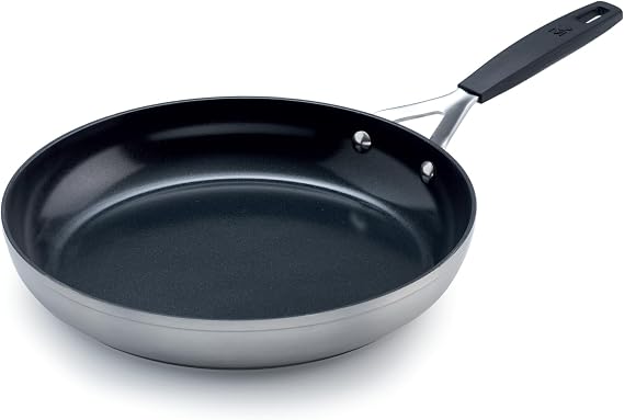 MasterPro - Non-Stick Frying Pan, 28cm - Smart Induction Forged Aluminium Pan - Stay Cool Silicone Handle - Professional Quality