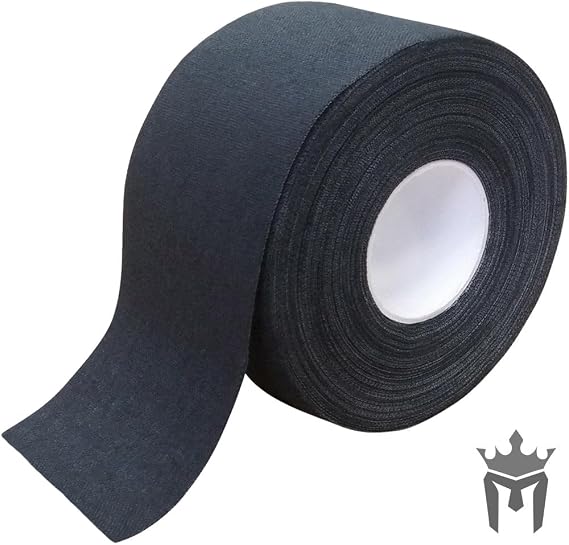 Meister Athletic Trainer's Tape for Sports Medicine - 15Yd x 1.5" - BK - 1 | Premium rigid strapping tape for ankles, wrists, fingers, toes and more. Sticky, bright colors, easy to tear