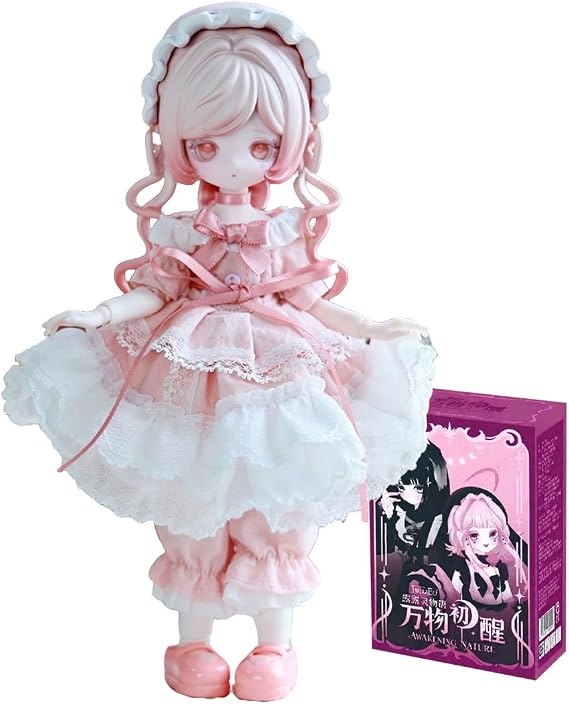 Aven Rabbit The Lulu Elf Story Awakening Nature Series 1/8 BJD Blind Box Action Figures Mystery Box Cute Random Toys Birthday Gift Christmas Collectible Toy for Desktop Ornaments, 1PC