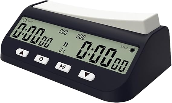 Digital Display International Chess Timer Chess Clock Digital Timer Count Down Game Timer Portable Timer for Board Game