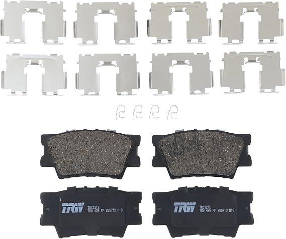 TRW Disc Brake Pad Set TRC1212, OE Quality, Replacement for Cars