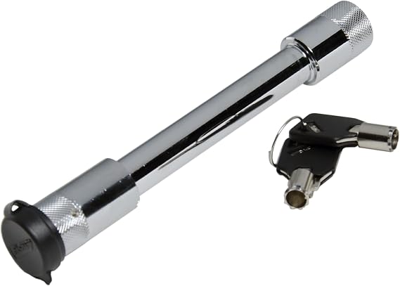 Fastway 86-00-3160 5/8 Inch Locking Hitch Pin Long Span Receiver Lock for 2.5 Inch Receivers
