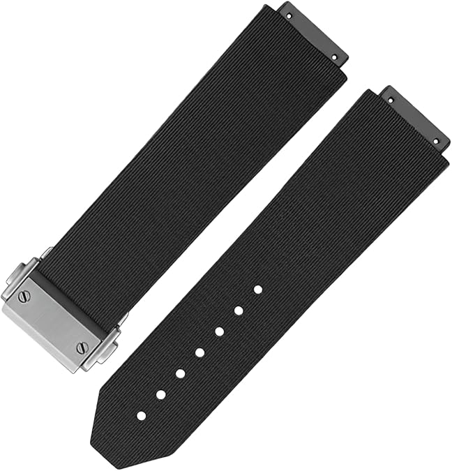 WATCH BAND Replacement for Hublot Big Bang Luna Rossa RUBBER STRAP 25*19MM