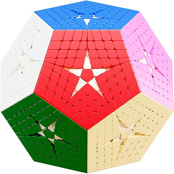 Willking Megaminx 8x8 Stickerless Cube12 Sided Megaminx Cube Puzzle 8x8 Speed Cube
