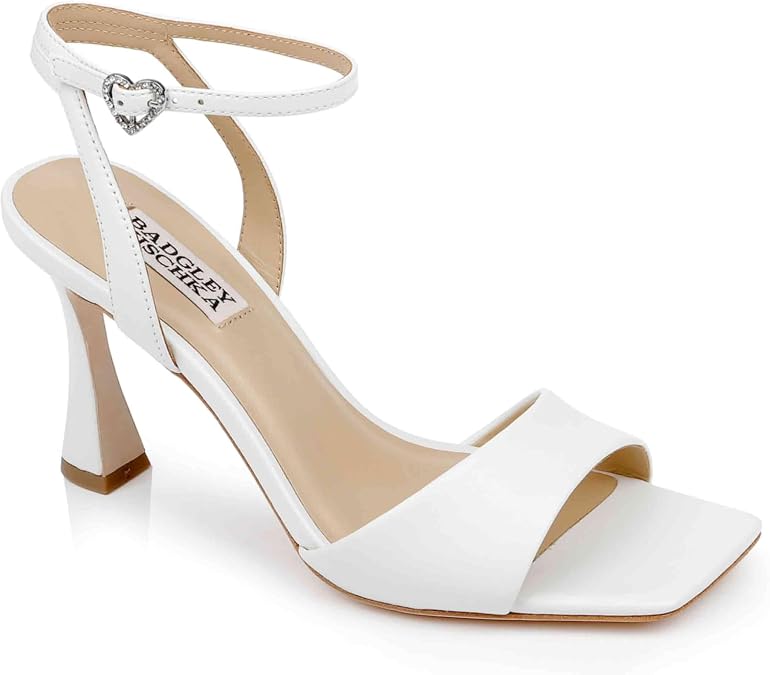 Badgley Mischka Women's Cady Sandals With Heart-shaped Buckle | Party Sandals