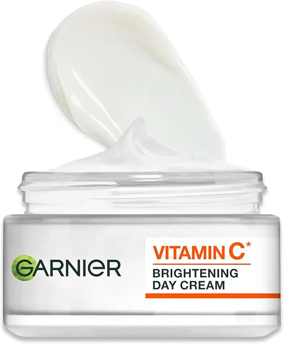Garnier Vitamin C* Face Moisturiser, Nourishing Brightening Day Cream, 50ml