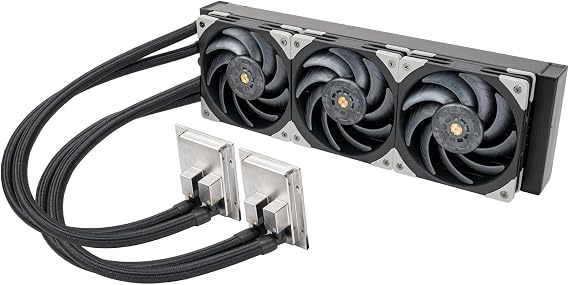 Silverstone Technology XE360PDD 360mm AIO Liquid Cooler with Dual Pumps and Dual CPU Blocks (CPU Brackets Sold Separately), SST-XE360PDD