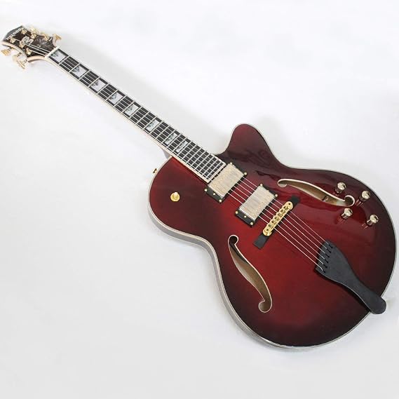 Hollow body custom Jazz electric guitar