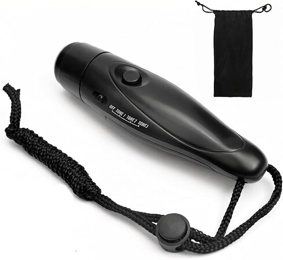 Bear Horn Electronic Air Horn – 120dB Loud Safety with 3 Tones, Black, Portable for Hiking Camping Sports Events and Emergency Use
