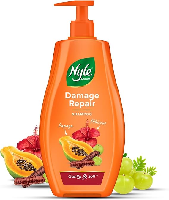 Naturals Damage Repair Anti Hairfall Shampoo, With Shikakai And Hibiscus, Gentle And Soft Shampoo, Ph Balanced And Paraben Free, For Men And Women,800Ml