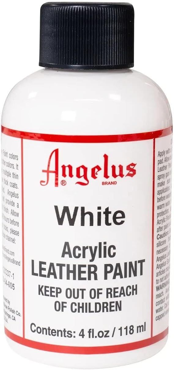 Angelus Acrylic Leather Paint 4oz White
