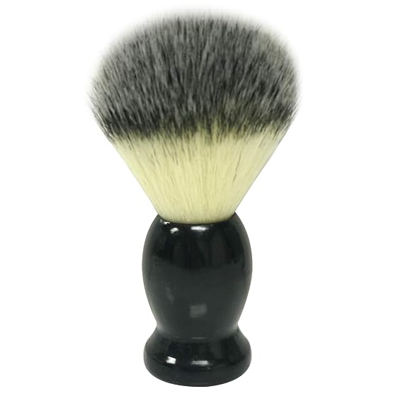 The Henna Guys Shaving Brush- Black Wooden Handle- Made for the Best Shave. For Safety Razor, Double Edge Razor, Straight Razor or Any Shaving Razor, Best Shaving Brush for Men with Sensitive Skin