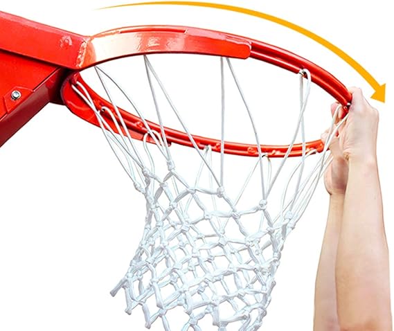 Professional 180o Heavy Duty Breakaway Basketball Rim,18 inch Single Spring Flex Rim Goal Replacement fit Indoor and Outdoor Backboard