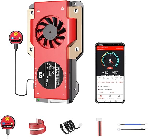 DALY Smart BMS 16S 60V 250A Li-ion with WiFi Bluetooth Module CAN RS485