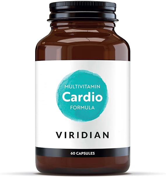 Viridian - Multivitamin Cardio Formula - 60 Veg Caps | Contributes to Normal Function of the Heart | Contains All 8 Essential B Vitamins | Blend of 30 Nutrients | Nutritionist Formulated