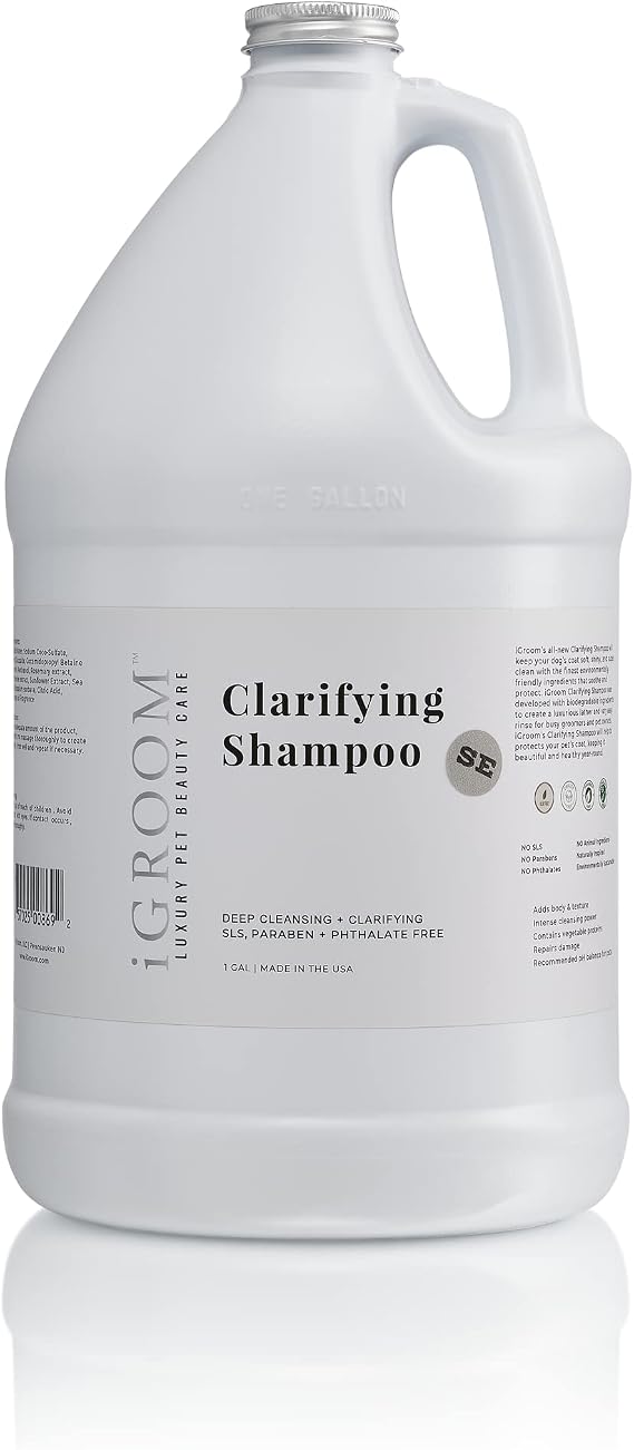 iGroom Clarifying 犬用シャンプー 高級ペットビューティーケア 癒し保護コート 天然成分 米国製 ガロン