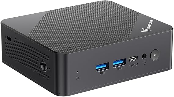 MINIS FORUM UN100P Mini PC Intel Alder Lake 12th Generation - N100 16GB DDR4 RAM 512GB PCIe SSD 2 x HDMI 2.1 TMDS/USB-C 4 x USB Ports WiFi 6 BT5.2 2.5G RJ45